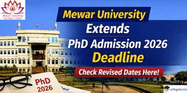 Mewar University PhD 2026 Deadline Extended